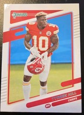 2021 Panini Donruss Football Tyreek Hill Image Variation #117 Kansas City Chiefs