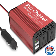 Pro Chaser 400W Power Inverters For Vehicles - Dc 12V To Ac 110V Car Inverter