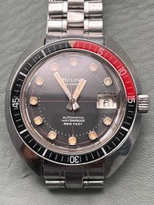 BULOVA SNORKEL 666 DEVIL DIVER MANS VINTAGE WRISTWATCH EXCEDLLENT ORIGINAL DIAL.