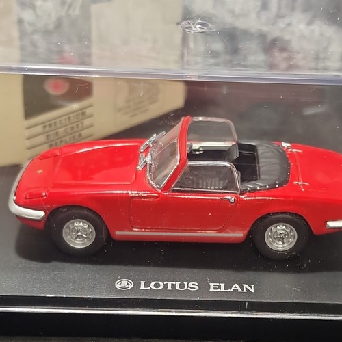 Vanguard Gold Lotus Elan Red convertible Scale 1:43 limited edition - Picture 3 of 11