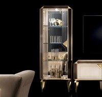Schrank Vitrine Vitrinenschrank Vitrinen SchräNke Holz Anrichte Arredoclassic