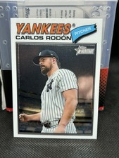 2026 Topps Heritage Carlos Rodon Chrome Parallel #385 - Yankees