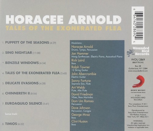 Horacee Arnold Tales of the Exonerated Flea (CD) - Bild 2 von 2