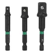 RIKA 3-teiliges professionelles Shockwave Steckschl&uuml;ssel-Adapter-Set