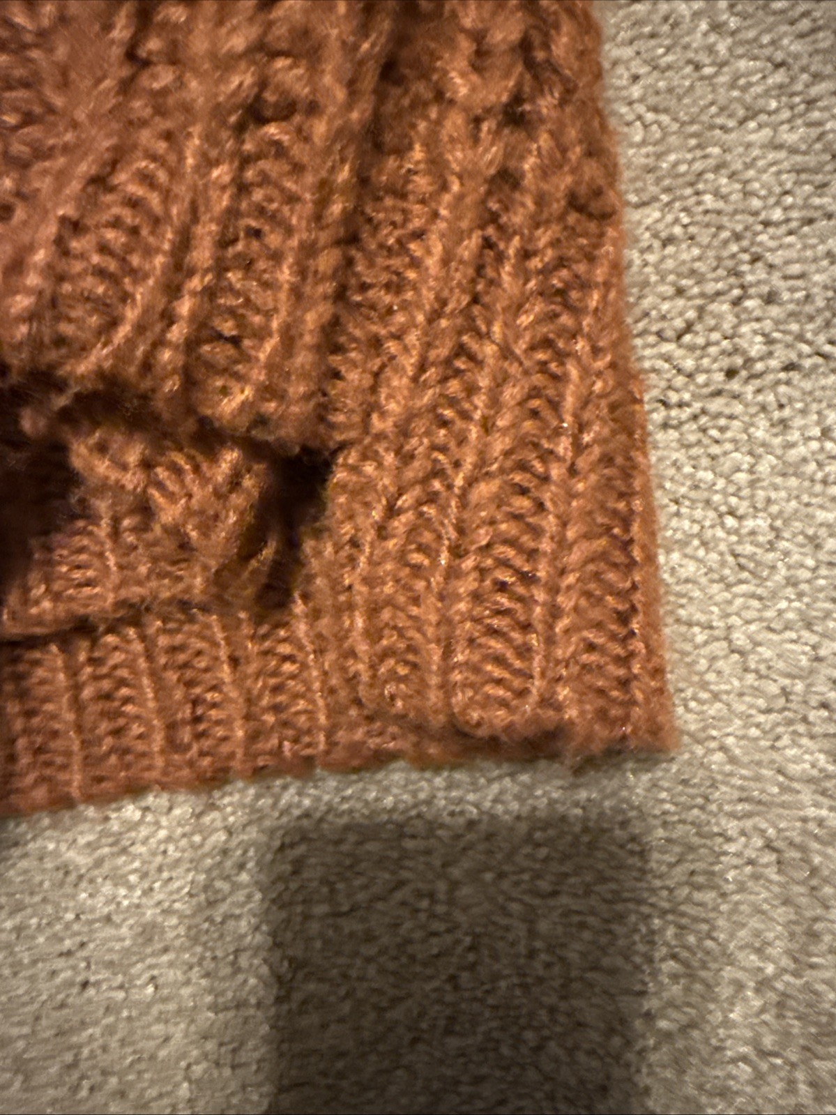 Universal Thread Rust Brown Knit Long Sleeve Swea… - image 3