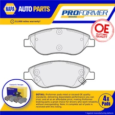 Brake Pads Set fits FIAT TIPO 356, 357 1.6D Front 15 to 20 Proformer New