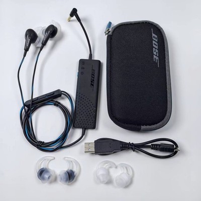Bose QuietComfort 20 Headphones Noise Cancelling Earbuds QC20 For iOS - Black