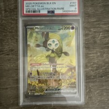 Pokemon TCG PSA 9 Meloetta ex 167/086 Sv: Black Bolt SIR Holo EN 2025 on eBay