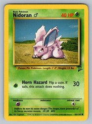Nidoran M 83/130 Base Set 2 Common