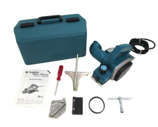 NICE! MAKITA TOOLS 3-1/4" HANDHELD POWER PLANER 1900B, w / CASE & MANY EXTRAS