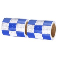 "Reflektierendes Band, 2 Rollen 3\"X10Ft, Selbstklebend, FüR Lkw, Blau/Weiß"