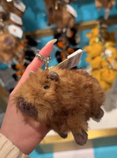 NWT Jellycat Clyde Capybara Bag Charm Keychain Soft Plush Toy Gift With Dust Bag