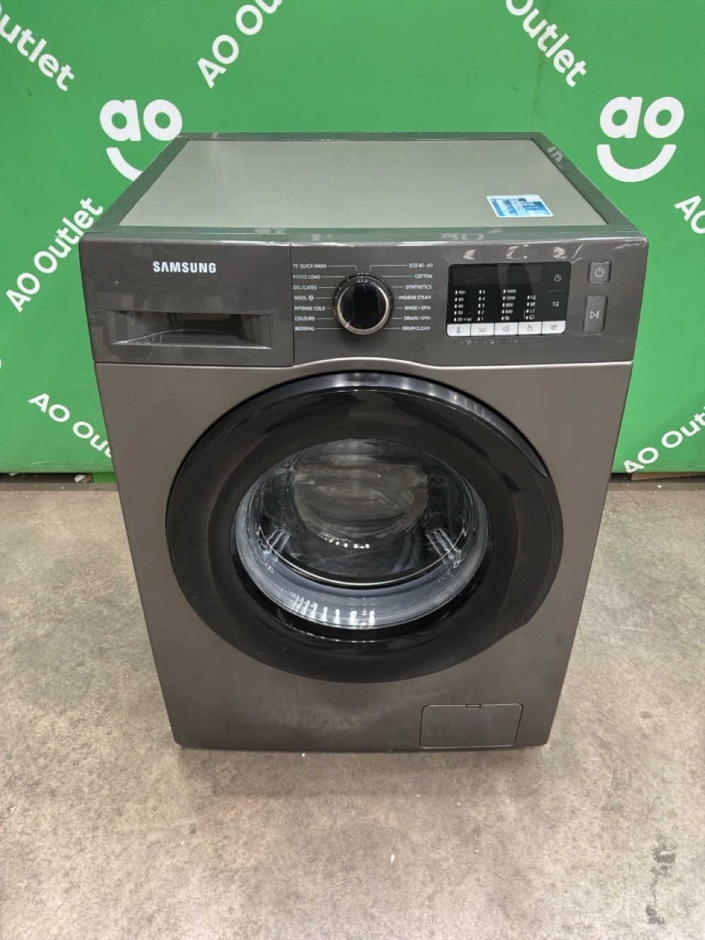 Samsung Washing Machine 9Kg 1400rpm Graphite A Rated WW90TA046AX (K) #LT120914