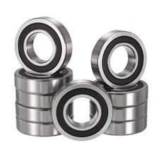 R16-2RS Deep Groove Ball Bearings ID 1" x OD 2" x Width 1/2" Double Rubber Se...