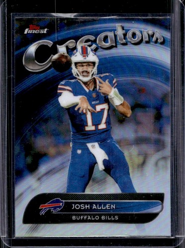 2025 Topps Finest Josh Allen Creators Refractor #CR-4 Bills