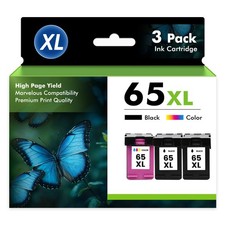 65 XL Ink Cartridge For HP 65 XL Ink ENVY 5010 5055 5052 Deskjet 2600 2636 3755