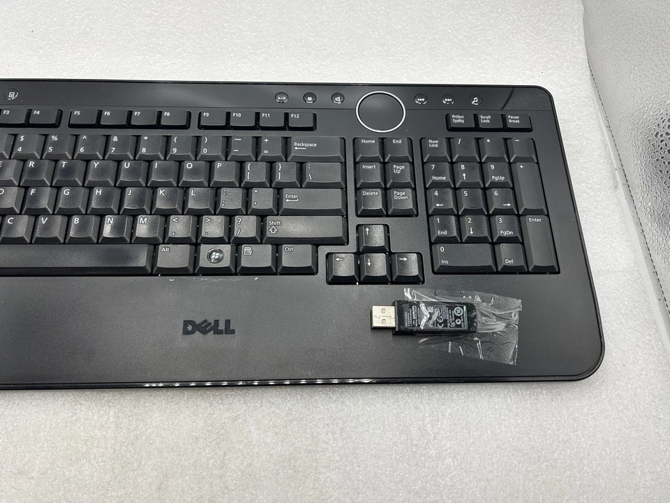 Dell Wireless Black Keyboard M756C Y-RBP DEL4 USB iR Receiver C-UAM35 - FREE S/H - Image 3 of 4