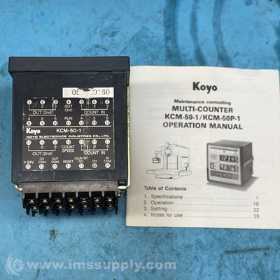 Koyo KCM-50-1 Electronic Multi-Counter FNIP