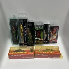 JACKALL Tsuneyoshi Hard Lure Set 8pcs Fishing Baits, Unused, Damaged Case