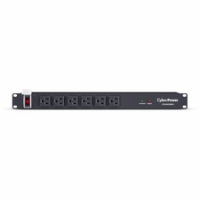 CyberPower Rackbar Surge Protector w/6-Foot Cord, Black CPS1615RMS