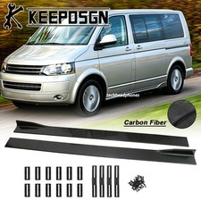 CARBON Seitenschweller Sideskirts Links Rechts für Volkswagen Transporter T5 T6