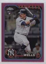 2024 Topps Chrome Pink Refractor Austin Wells #281 0z2o