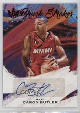 2020 Panini Court Kings Brush Strokes Ruby 35/49 Caron Butler #BR-CBU Auto 1by8