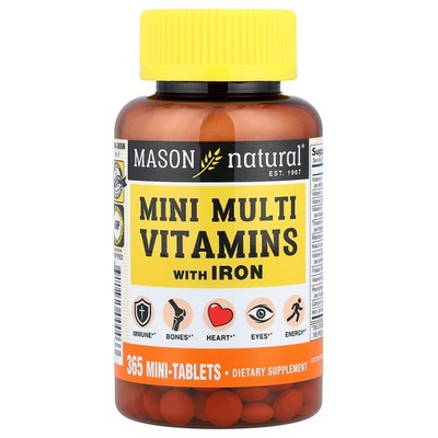 Mini Multi Vitamins with Iron, 365 Mini Tablets