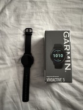 Garmin Vivoactive 5, Health, Fitness GPS Smartwatch. Amoled Disp. Slate w/Black