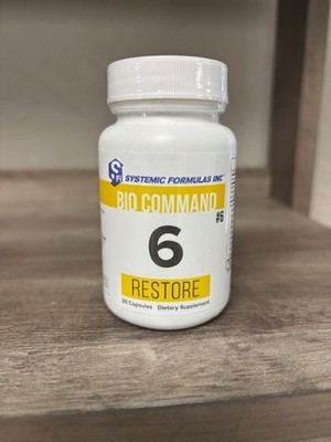 Systemic Formulas Bio Command 6  Restore    Cellular Repair Support 30 Capsules