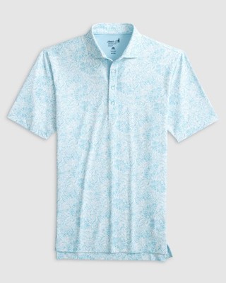 Hideaway Printed Mesh Performance Polo