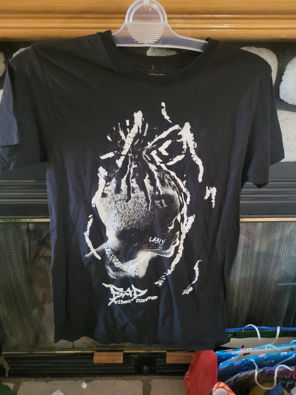 Xxxtentacion Bad Vibes Forever Ugly Official Merch Black Medium Shirt 