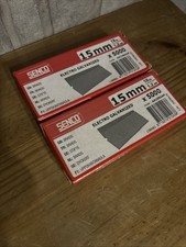 2x  Senco AX10EAAP 18g x 15mm Galvanized Straight Brad Nails x5000 Pcs