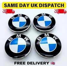 Set of 4 BMW Wheel Centre Caps 68mm For Most 1 3 5 7 Series X5 X6 M3 Z4 E36 E46
