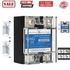 CG Solid State Relay SSR-40DA DC to AC Input 3-32VDC to Output 24-480VAC 40A ...