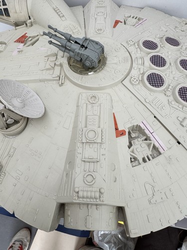 Original Vintage 1979 Kenner STAR WARS Millenium Falcon, Near Complete + 2 Figs - Picture 9 of 24