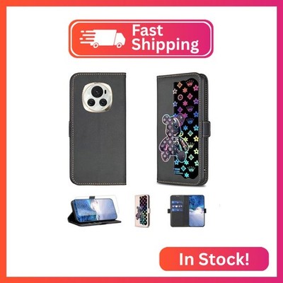 jioeuinly Case Compatible for Honor Magic6 Phone Case Flip Stand Cover [with Tem