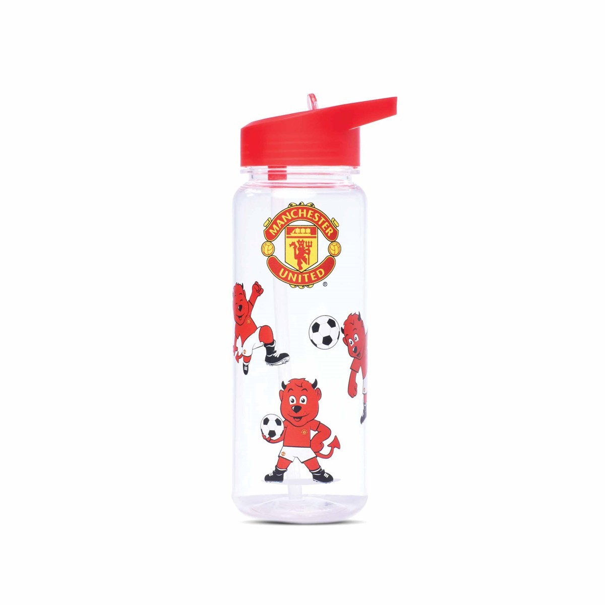 Manchester United FC Mascot Water Bottle, Water Bottles, Sports, Gift