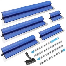 Drywall Composite Skimming Blade Set Knife Combo 10/16/24/31/39in 15-63" Handle