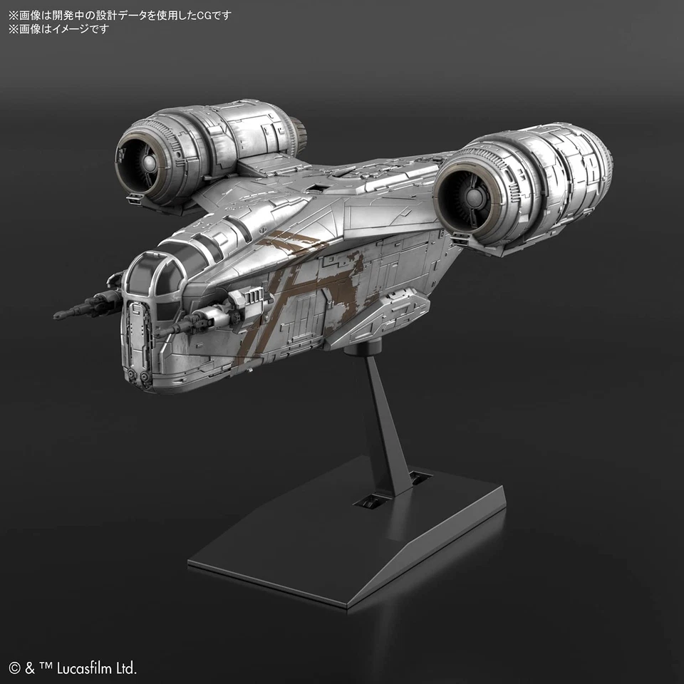 Star Wars Vehicle Model Razor Crest (vernice argento) Modello in plastica - Immagine 3 di 4