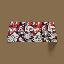 XXL Mouse Pad One Piece Manga | Gaming Desk Mat 31.5 x 13.8 inches Non-Slip 