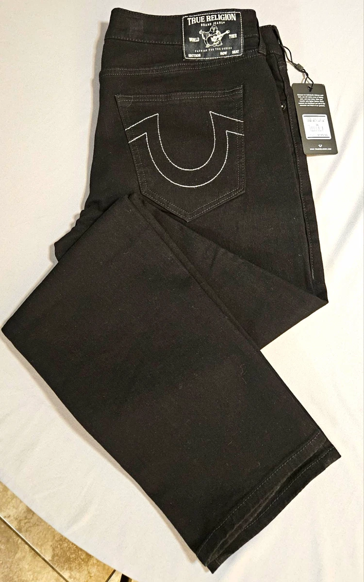 True Religion Black Relaxed Jeans for Men for sale | eBay