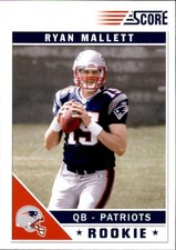 Ryan Mallett 2011 Score Rookie Card #385. rookie card picture