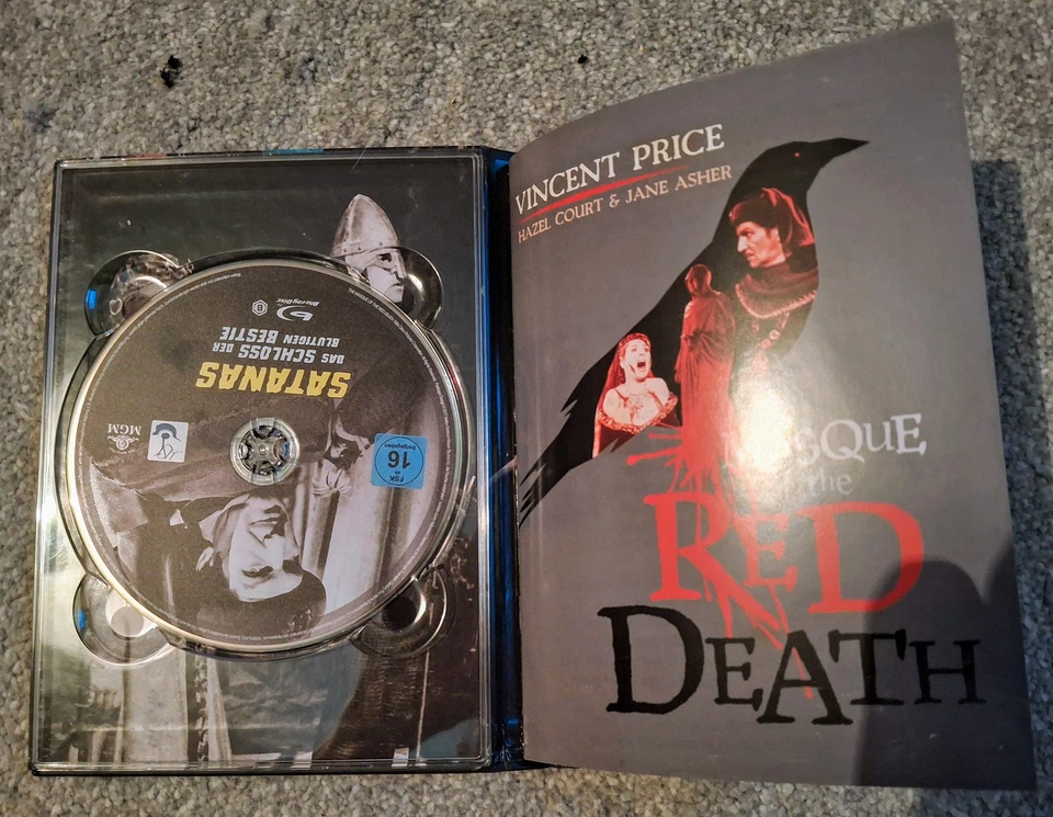 THE MASQUE OF THE RED DEATH *1964 / 2 Disc Mediabook* NEW Region B Blu Ray - Image 3 of 4