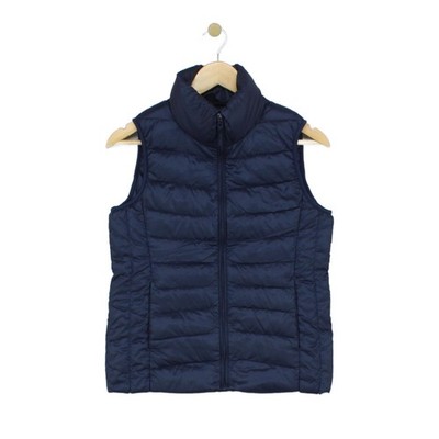 Uniqlo Bodywarmer Womens Size XS Blue Puffer Lightweight Casual Down