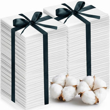 100 Pieces 10 X 10 Inches White Cotton Fabric Squares White Precut Quilting Fabr