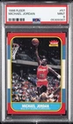 1986 FLEER #57 MICHAEL JORDAN ROOKIE RC PSA 9
