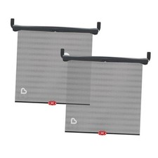 Brica Sun Safety Car Window Shade with Heat Alert, Helps Block UVA/UVB Rays,