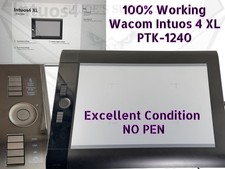 Wacom Intuos 4 XL PTK-1240 Graphic Drawing Tablet 100 Working Tested NO PEN HRF