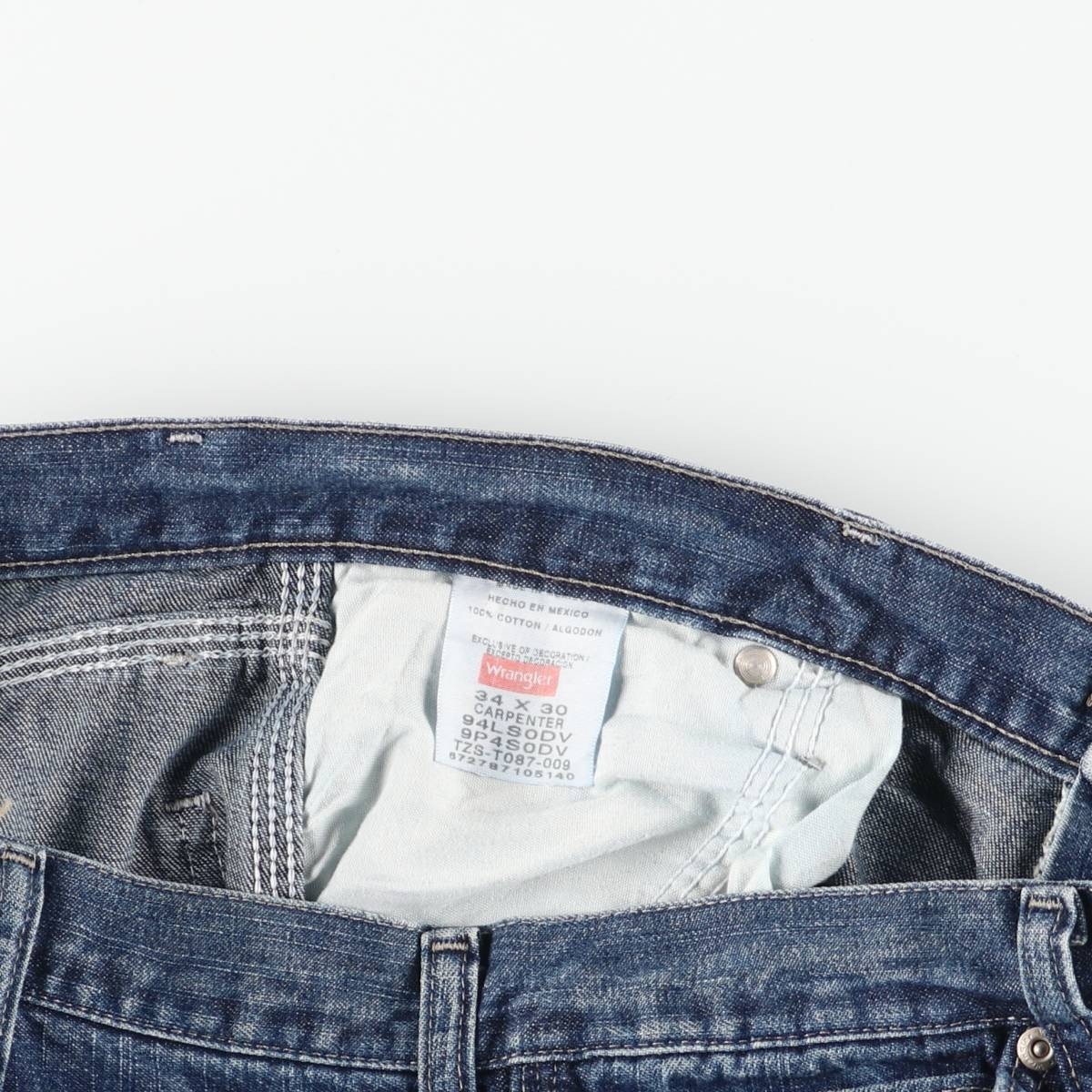 Used Wrangler Carpenter Denim Painter Pants Men's Size W34 thumbnail 4